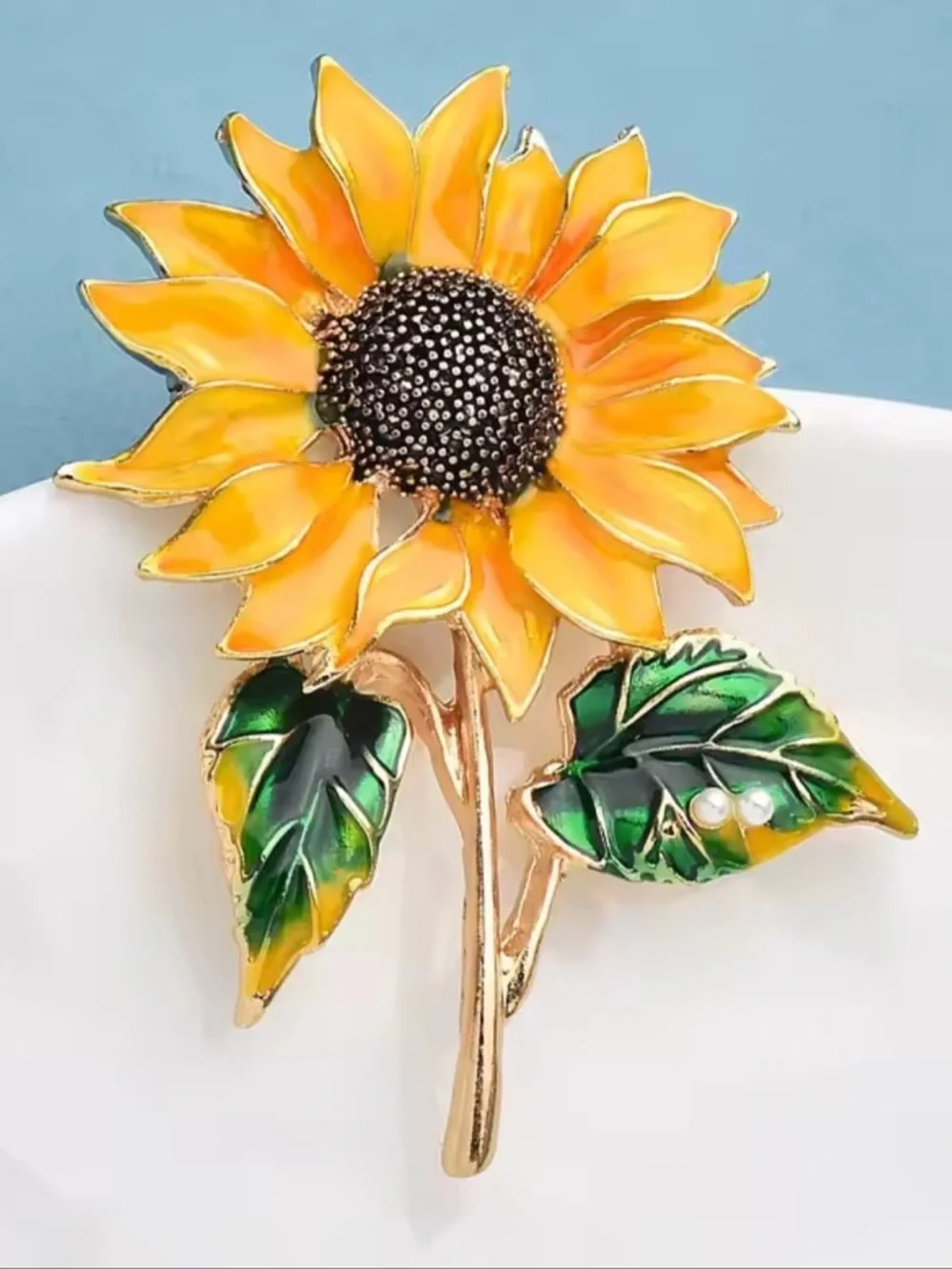 Anthropologie bright sunflower